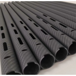 上海 定制加工开孔碳纤维复合管 碳纤维工具管