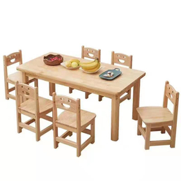 儿童实木桌椅组合套装书桌