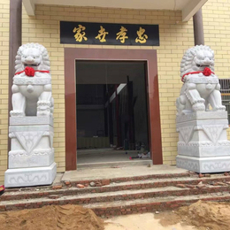 湘西大理石石雕狮子生产厂家