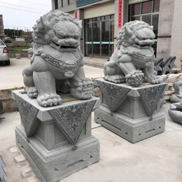 杭州青石石雕狮子厂商