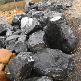 武汉黑山石厂家 2000吨黑山石现货  武汉黑山石供应商