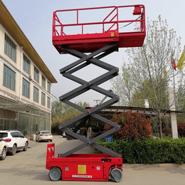 16米自行走升降机 自动高空车 剪叉车报价 星汉升降平台