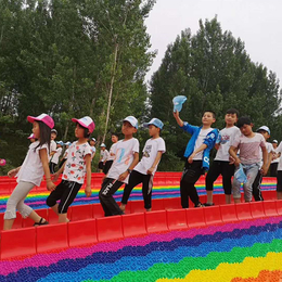 彩虹滑道 节省成本 成型快捷 景区游乐设备 四季花海游乐设备