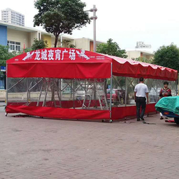 郑州移动蓬移动推拉活动雨棚收缩式蓬活动棚