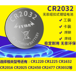 深圳厂家定制CR2032纽扣电池焊脚焊线加工水杯电子