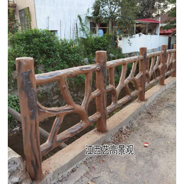 福建仿木栏杆厂家建设美丽乡村 福州水泥仿木护栏施工验收标准