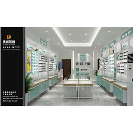 眼镜店装修设计风格 100平现代化眼镜店展示柜台风格