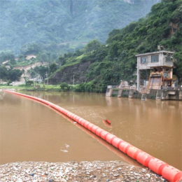 长岛边界一体式塑料浮筒  停泊夹网拦污排  长岛边界拦污带