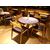  餐厅实木牛角椅藤编工艺餐椅快餐厅茶餐厅餐椅厂家定做缩略图3