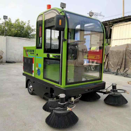 供应物业小型多功能电动扫地车 搅拌站扫地机驾驶式扫路车