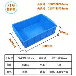 供应厂家批发P1号塑料箱 五金收纳箱 小号储物箱 