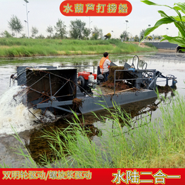 晟河水草收割船机械 可定制型号功率保洁船
