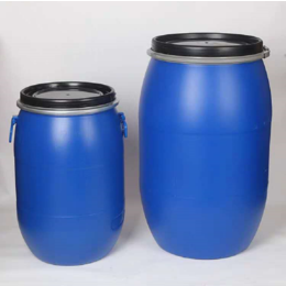 30kg法兰桶30l-手提塑料桶30升化工桶敞口30L铁箍桶缩略图