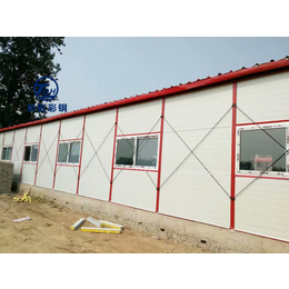 天津津南海河教育园岩棉板活动房生产安装厂家
