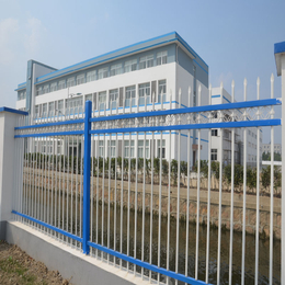 深圳工地锌钢围墙护栏 工业园室外铁艺护栏围栏