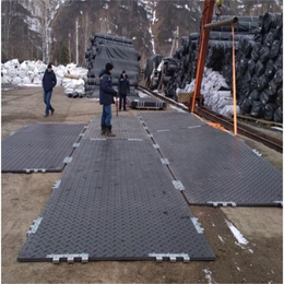 定制路面防滑工程铺路板 聚乙烯铺路板 道路压临时路基板加工