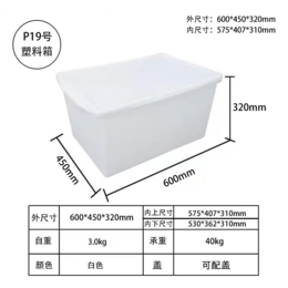 供应厂家批发P19号物流周转箱 库房带盖储物箱整理收纳箱