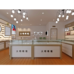 淮南眼镜店装修设计公司 淮南定做眼镜柜台厂家 眼镜展柜制作