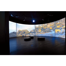 360度幻影成像投影定制弧幕 多媒体全息投影展厅工程