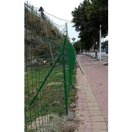 汕尾双边丝护栏网生产厂家 钩花铁丝网护栏 围栏图片
