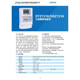 河南郑州电表国网表DSZ1316型三相智能电能表