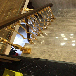 设计自建房铜铝楼梯立柱 选好款式订做缩略图