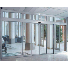 玻璃自动门-凯泽工程铜门-榆林玻璃自动门