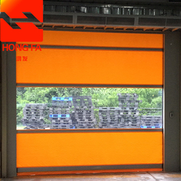 葵涌玻璃厂高频开启快速PVC卷帘门测量定制厂家 