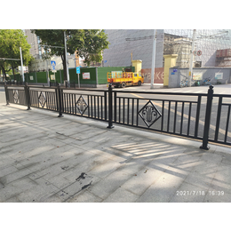 广州马路锌钢铁护栏定做 深圳人行道交通栏杆