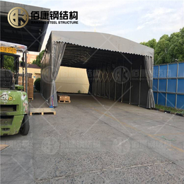 福建福州市厂家定制大型移动棚活动雨篷大跨度推拉雨棚电动雨棚