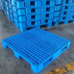 塑料防潮垫板 网格川字型 垫仓板蓝色托盘