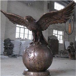 大型户外青铜老鹰雕塑-丽水铜老鹰- 质量把关(图)
