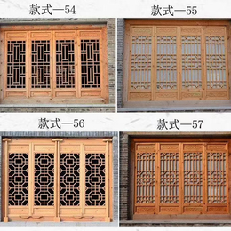 四川成都仿古门窗定制批发实木木门窗制作