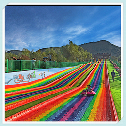 大型滑雪场游乐项目网红彩虹滑道项目七彩滑道价格滑雪场设备