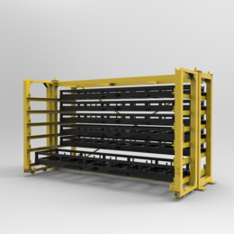 存科重型仓储定制 抽屉板材货架 CK-CT-6 分类存储钢板