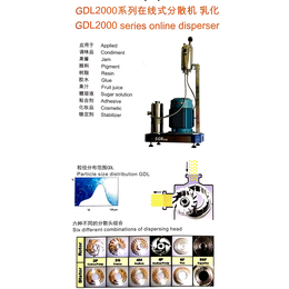 供应食品分散机药品分散机工业分散机江苏思峻GDL