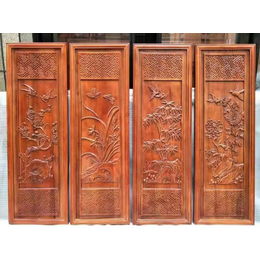 陕西西安中式木门实木雕花木窗门