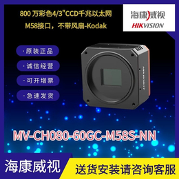 海康威视800万CCD千兆以太网工业相机MV-CH080