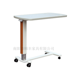 医院ABS移动餐桌豪华实木可升降床边桌护理餐桌可升降病房餐桌