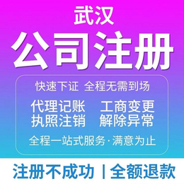 东西湖区注册公司-办理费用