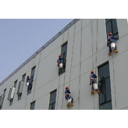 广州花都洗外墙公司高空洗玻璃幕墙安全作业