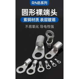  宇益圆型叉形接线耳RNB14-6冷压接线端子紫铜镀锡