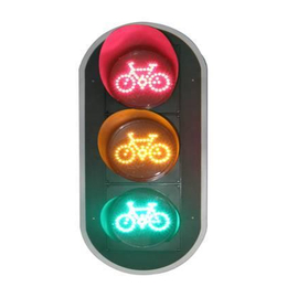 300mm红黄绿自行车三单元交通信号灯