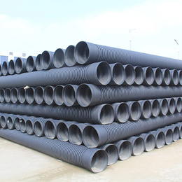 安徽生产加工hdpe排水双壁波纹管的pe管道管材厂家