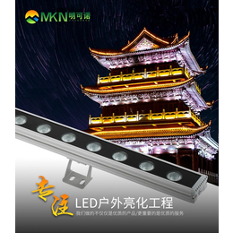 led线条灯楼体亮化户外洗墙灯中山明可诺dmx512洗墙灯