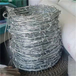 河北镀锌刺绳厂家供应萍乡圈地铁丝网围栏黄石铁刺网