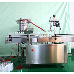 全自动高速液体灌装机 定制消毒液灌装机 消毒液灌装轧盖机