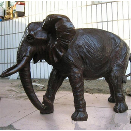 大象铜雕生产厂-兴悦铜雕-松原大象铜雕