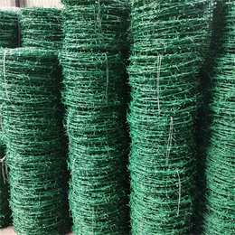 河北镀锌刺绳厂家供应芜湖道路养护带刺铁丝网道路养护钢丝网