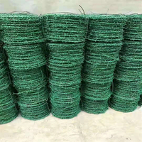 河北镀锌刺绳厂家供应贵州圈地带刺铁丝网圈山铁蒺藜